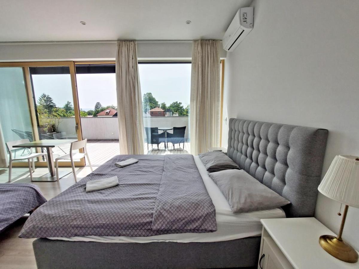 Rose Valley, Modern Studios & Apartments Ljubljana Bagian luar foto